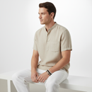 Camisa Manga Curta em Linho Masculina Sampaio®