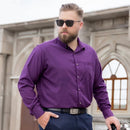 Camisa Social Manga Longa Masculina Plus Size