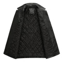 Jaqueta Gola Polo de Couro Masculina Sampaio®