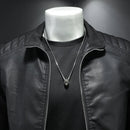 Jaqueta Masculina de Couro Sampaio® S1115