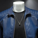 Jaqueta Masculina de Couro Sampaio® S1115