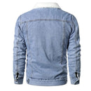 Jaqueta Jeans Interior de Lã Masculina Sampaio®