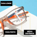 (COMPRE 1 LEVE 2 Unidades) Óculos Ultra Focal com Grau Adaptável Unissex | Armação Flexy